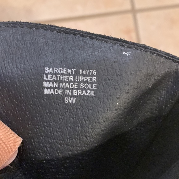 Black leather knee boots - Picture 8 of 8